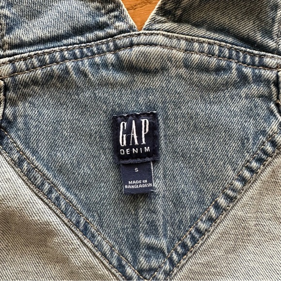 GAP Classic Denim Overalls Size Small - Picture 2 of 16
